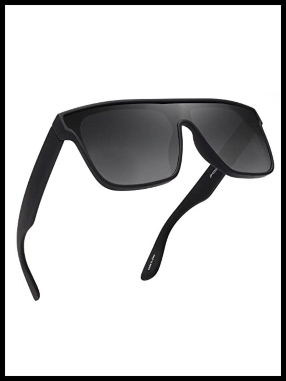 Oversized Square Polarized Sunglasses UV400 Protection for Men Women